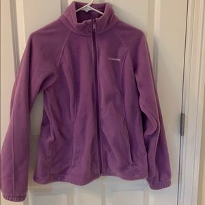 PURPLE ZIP SWEATSHIRT